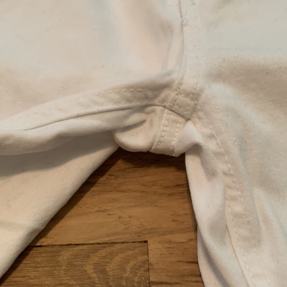 Generra Cuffed Capri White Jeans Pants Junior’s 5 - Picture 10 of 13